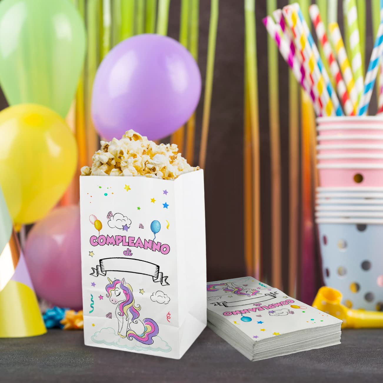12 Sacchetti Porta Regali Con Fiori Selvatici - Perfetti Per Bomboniere, Addii Al Nubilato E Feste A Tema Floreale - 4