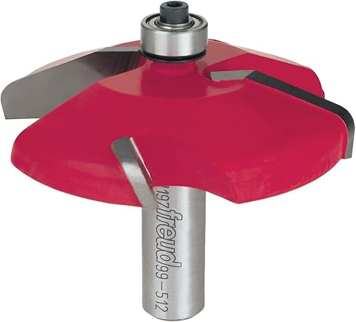 Freud 99-512 2-34" (diámetro) Broca de panel elevado con vástago de 12", radio grande de 1364"