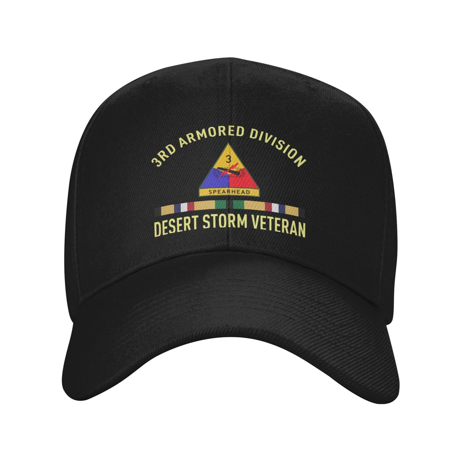 GeZiHo Us Army 3rd Armored Division Desert Storm Veteran Classic Hat Fashion Casquette Golf Dad Hats Adjustable Baseball Cap Men Women