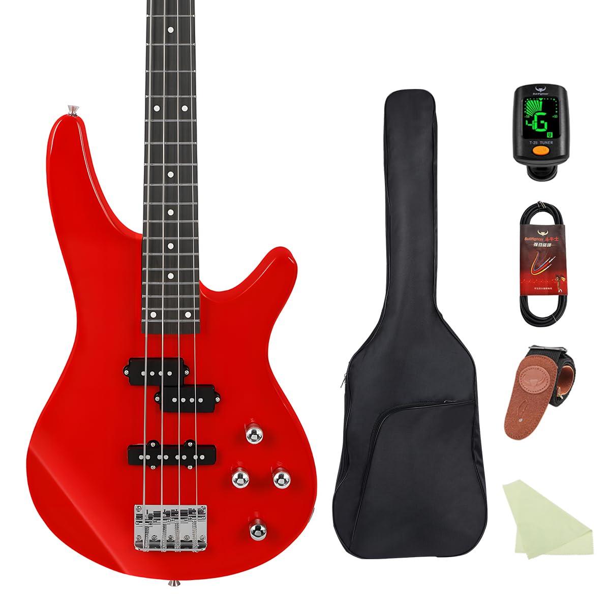 Bullstar IB-Red 4-String Bass