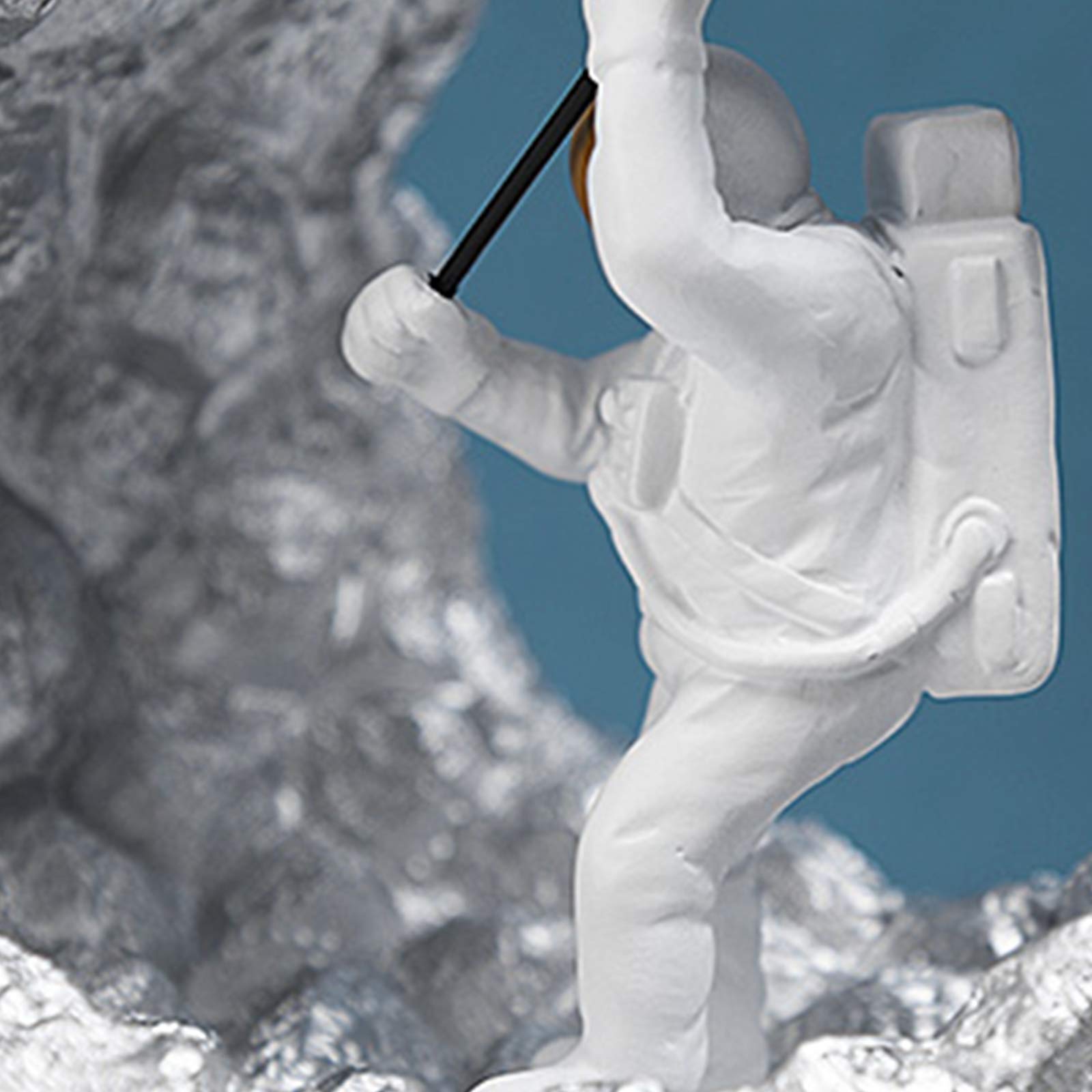 Figura decorativa de estatuas de astronauta, luz nocturna creativa para adornos de dormitorio, decoraciones temáticas de astronautas para regalo,