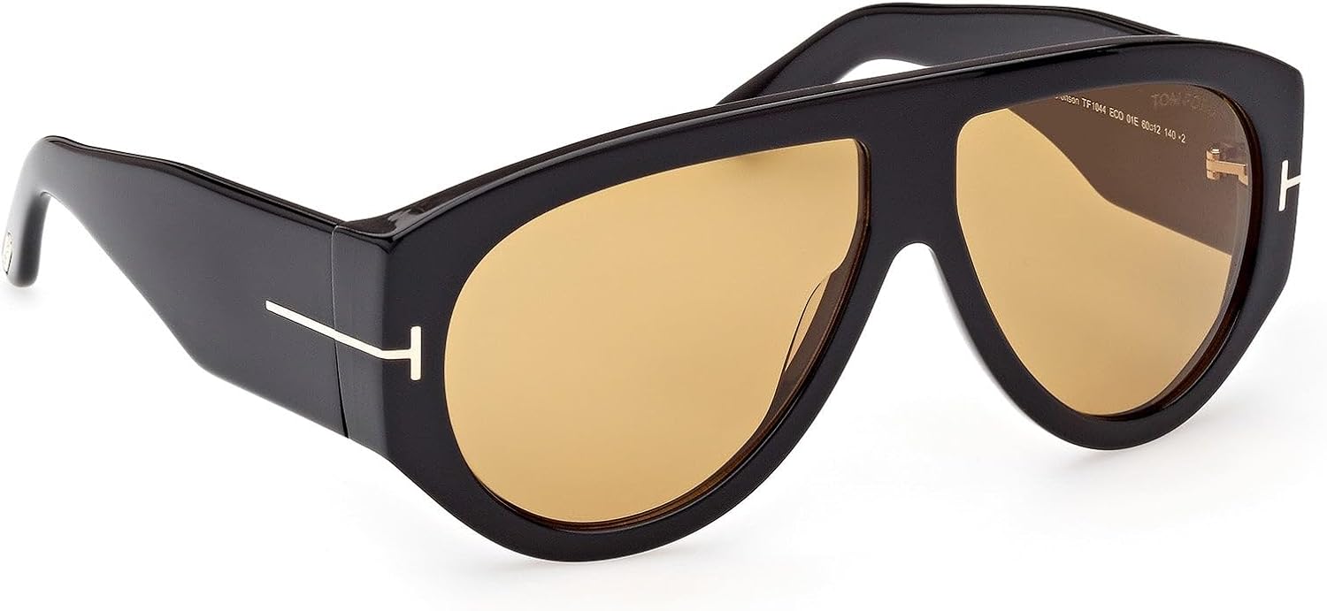 Tom Ford BRONSON FT 1044 Shiny Black/Brown 60/12/140 men Sunglasses - Image 6