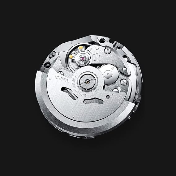 Pagani Design 1733 Men's Automatic Watches Japan Movement Green Glass Lightning Pointer Stainless Steel Band Waterproof Fashion Casual Self Winding Watch