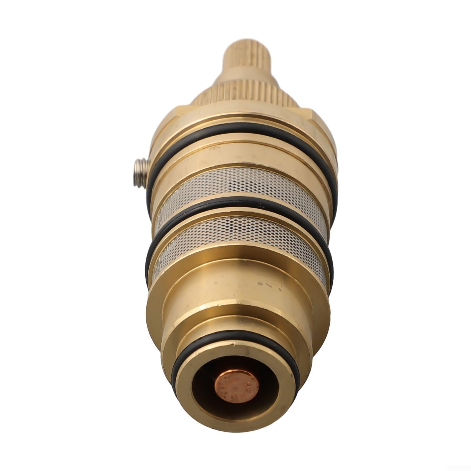 Whychstore Cartouche thermostatique universelle en cuivre avec contrôle de la température - Valve de douche en laiton pour divers appareils de barre de douche, NOUE68BW17ZZWWKU70706WF23360