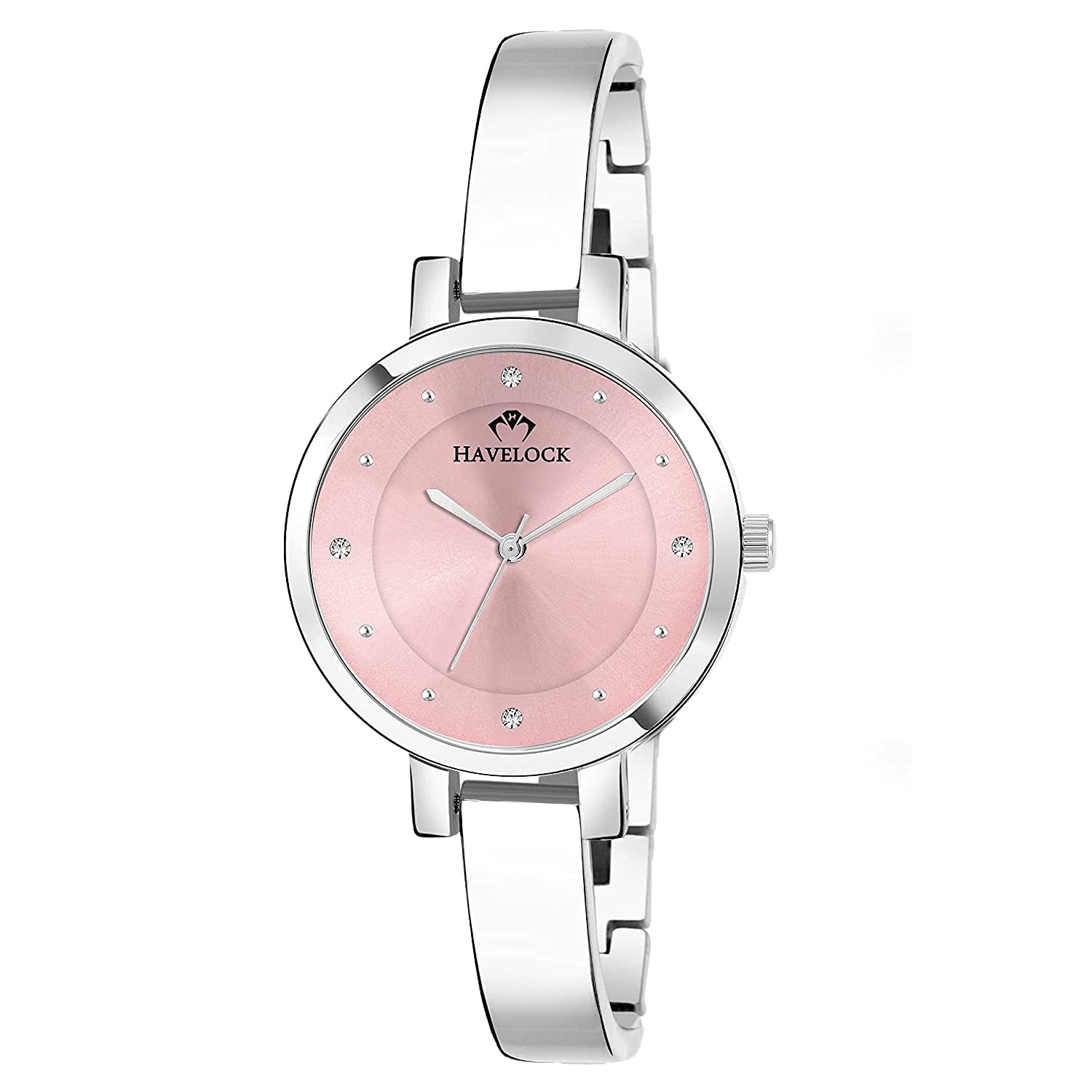 HAVELOCK Analogue Womens Watch (Pink Dial Silver Colored Strap) (Pink) (B08KHKWXXQ) Amazon Price History, Amazon Price Tracker