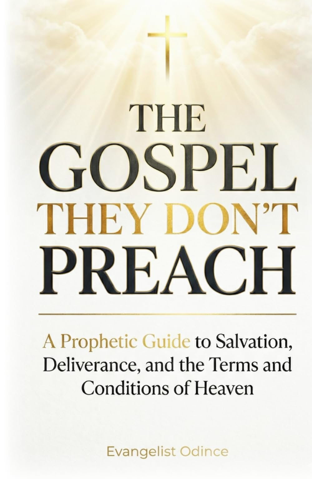 The Gospel They Don't Preach: A Prophetic Guide to Salvation, Deliverance, and the Terms and Conditions of Heaven