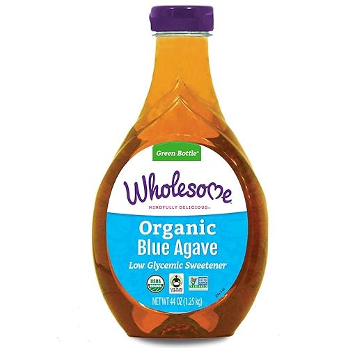 Miniatura 10 de Wholesome Edulcorantes Agave azul orgánico, jarabe, 44 onzas