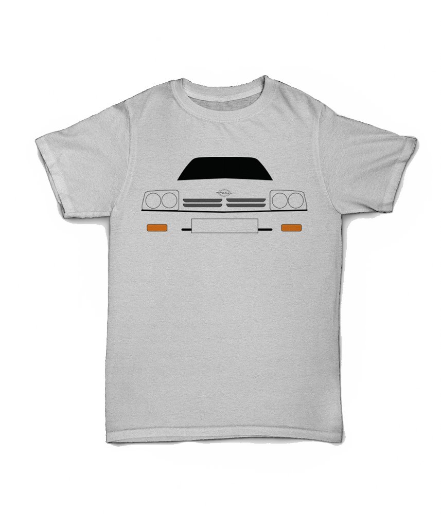 Retro Motor Company Opel Manta Customisable T-Shirt Grey