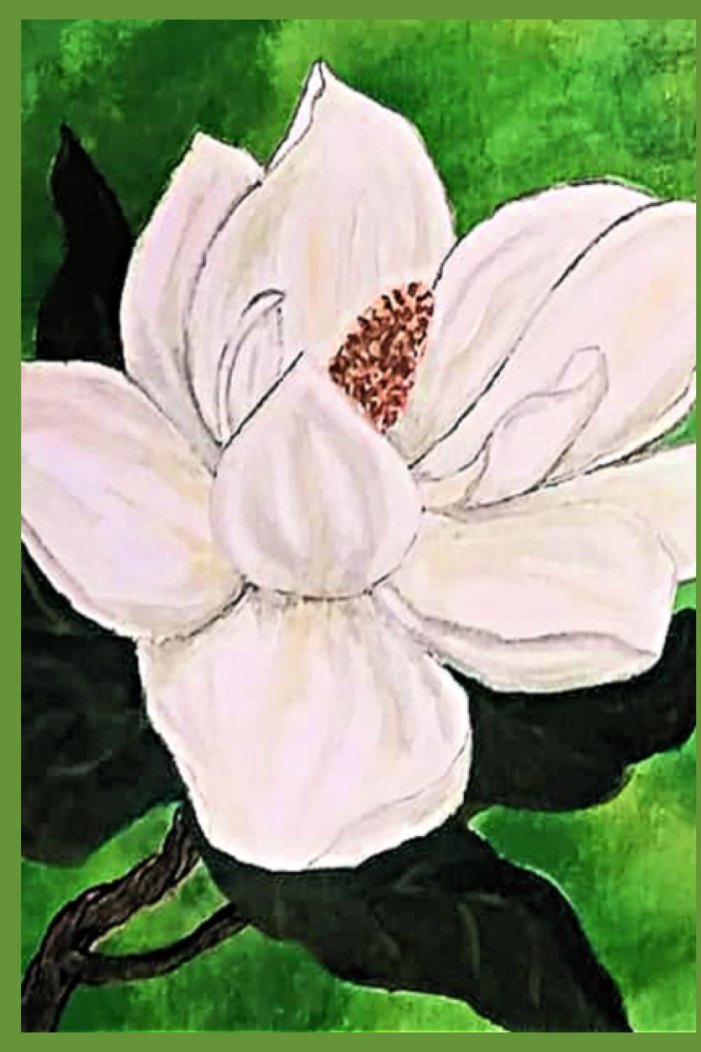 Independently published Magnolia Flower Journal/Notebook/Diary
