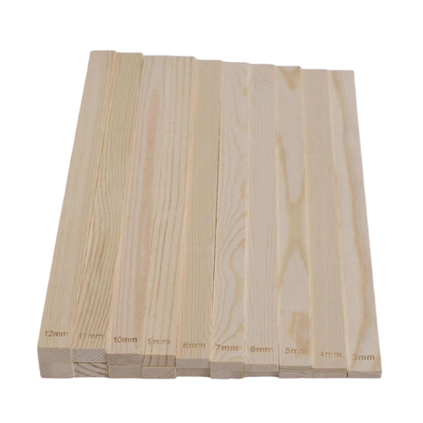 Hsioluted 10/20 Pcs Pottery Teaching Rolling Mud Stick Guide 5/10 Size Rolling Pin Guides Sticks Set Clay Depth Guide Pottery Tool