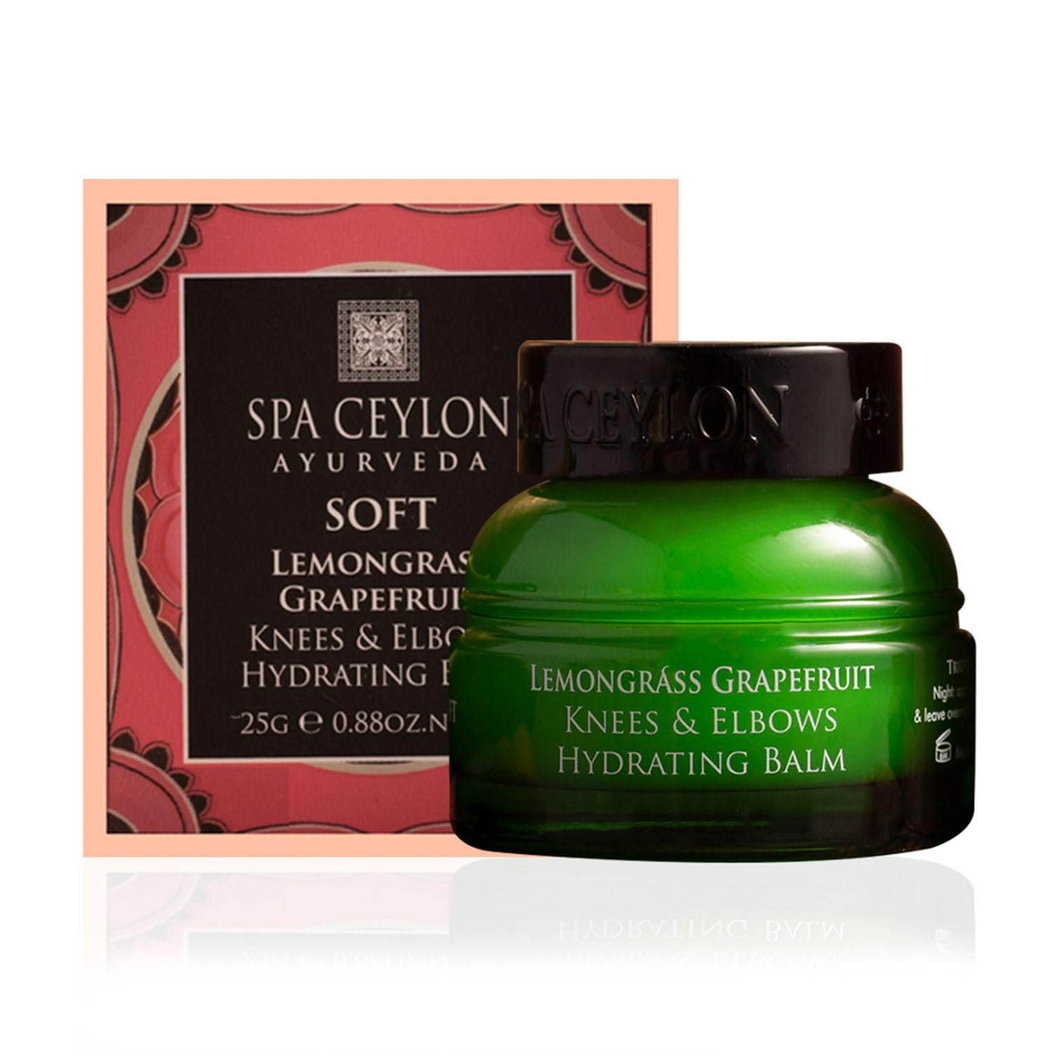 Spa Ceylon Lemongrass Grapefruit Knees & Elbows Hydrating Balm | Deep Moisture & Dry Skin Rescue |Natural Vegan Vitamin-Rich Balm, 25g 1