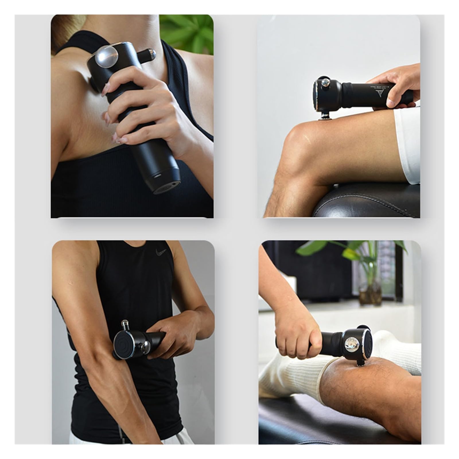 Pistolet do masażu, Pistolet Do Masażu Wibracyjnego Fascia Gun Do Głębokiego Rozluźnienia Mięśni Szyi I Pleców, Fitness, Odchudzanie, Na Prezent dla mężczyzn/kobiet(L size)