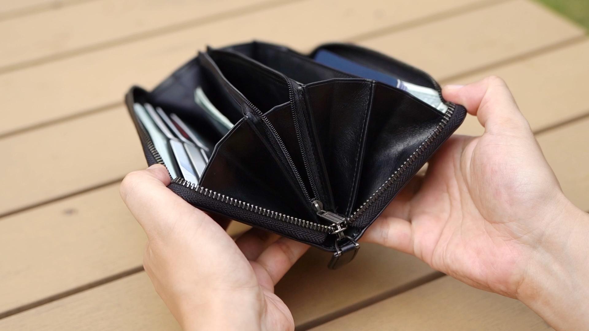 Amazon.com: VISOUL Leather Long Zipper Pouch Wallet for Men and Amazon.com: VISOUL Leather Long Zipper Pouch Wallet for Men and