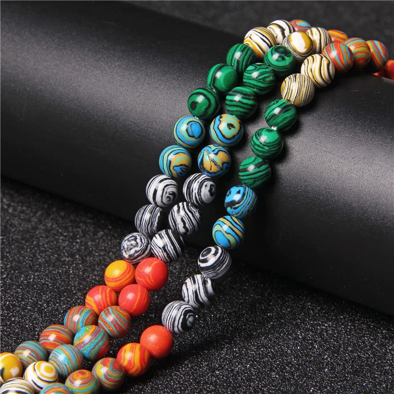 Perle di pietra rotonde miste da 8 mm Agate naturali turchesi Jaspers Perline sciolte per la creazione di gioielli Accessori per braccialetti artigianali fai-da-te 15quot;-13 Jasper, 8mm Perle di pietra rotonde miste da 8 mm Agate naturali turchesi Jaspers Perline sciolte per la creazione di gioielli Accessori per braccialetti artigianali fai-da-te 15quot;-13 Jasper, 8mm