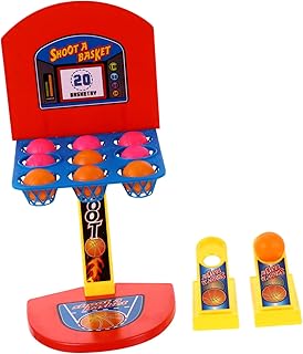 FELTECHELECTR 1 Set Table Top Game Basketball Shooting Game Mini Basketball Hoop Toy Kids Desktop Game Toy