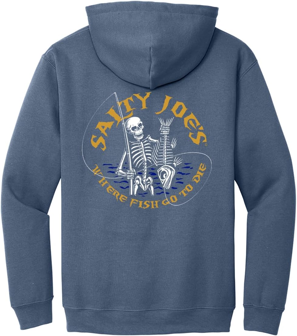 SALTY JOES Men's Graphic Logo Hooded Sweatshirt Collection
