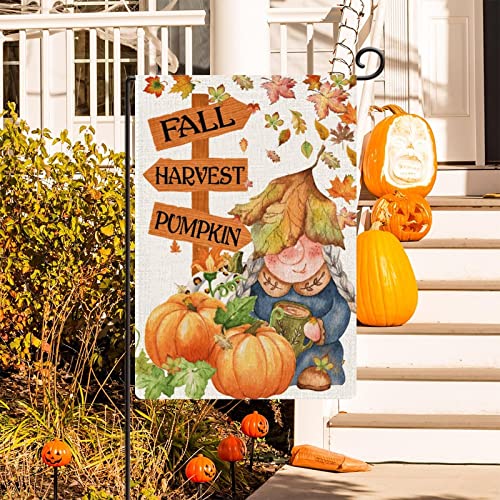 Bandera de otoño decorativa para exterior y pasillo de doble cara 3