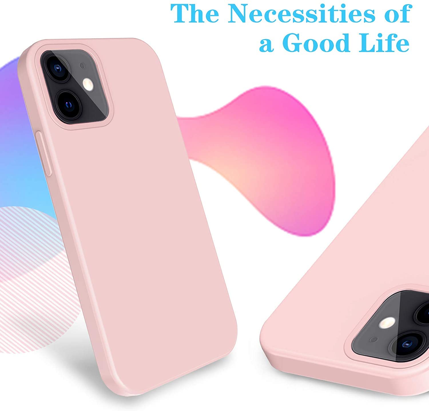 Coque Silicone Rose Little Boutik Pour IPhone 12 / IPhone 12 Pro - Neuf Sous Blister