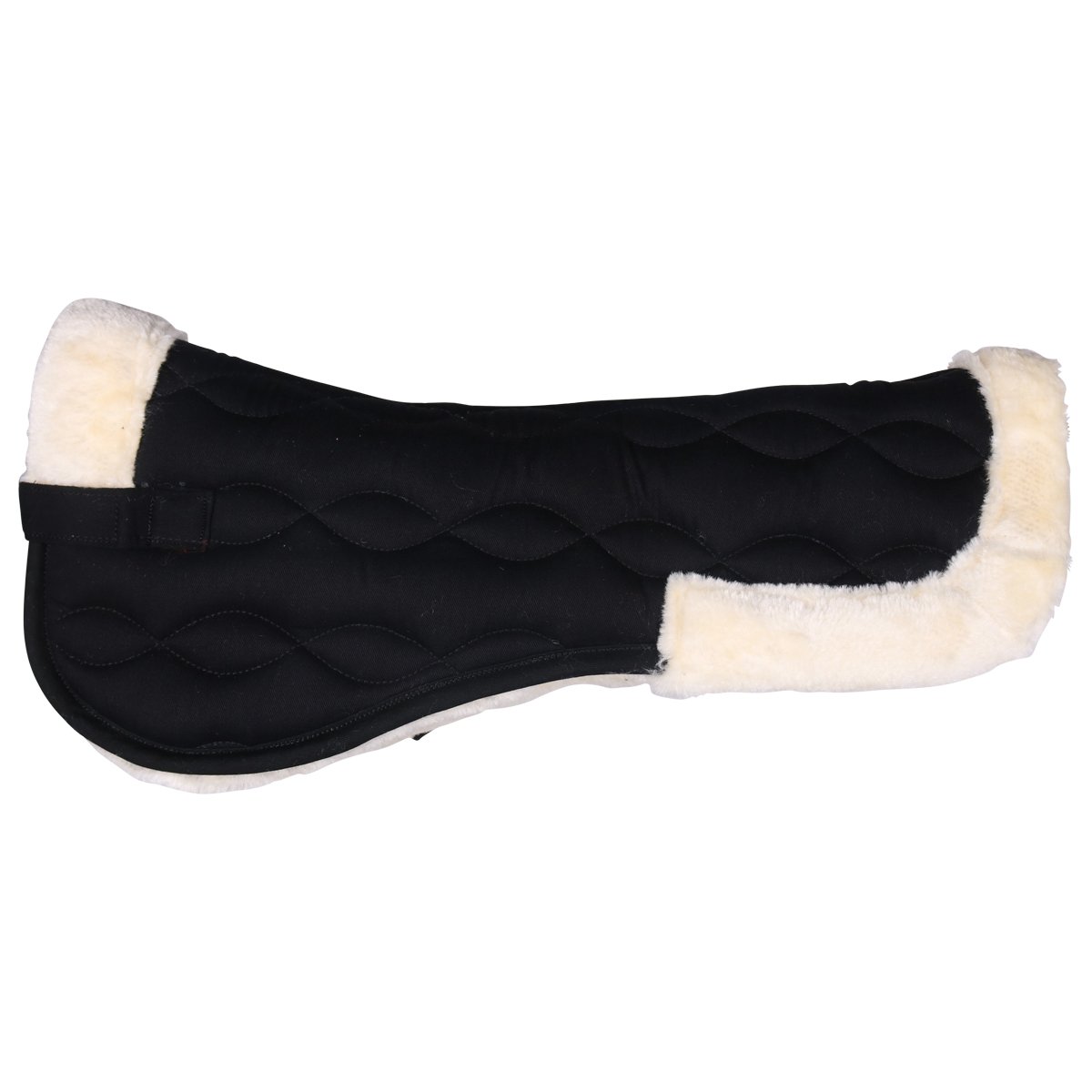 H&B HB Sattelpad Lammfell Little Schwarz - Shetty - Schwarz