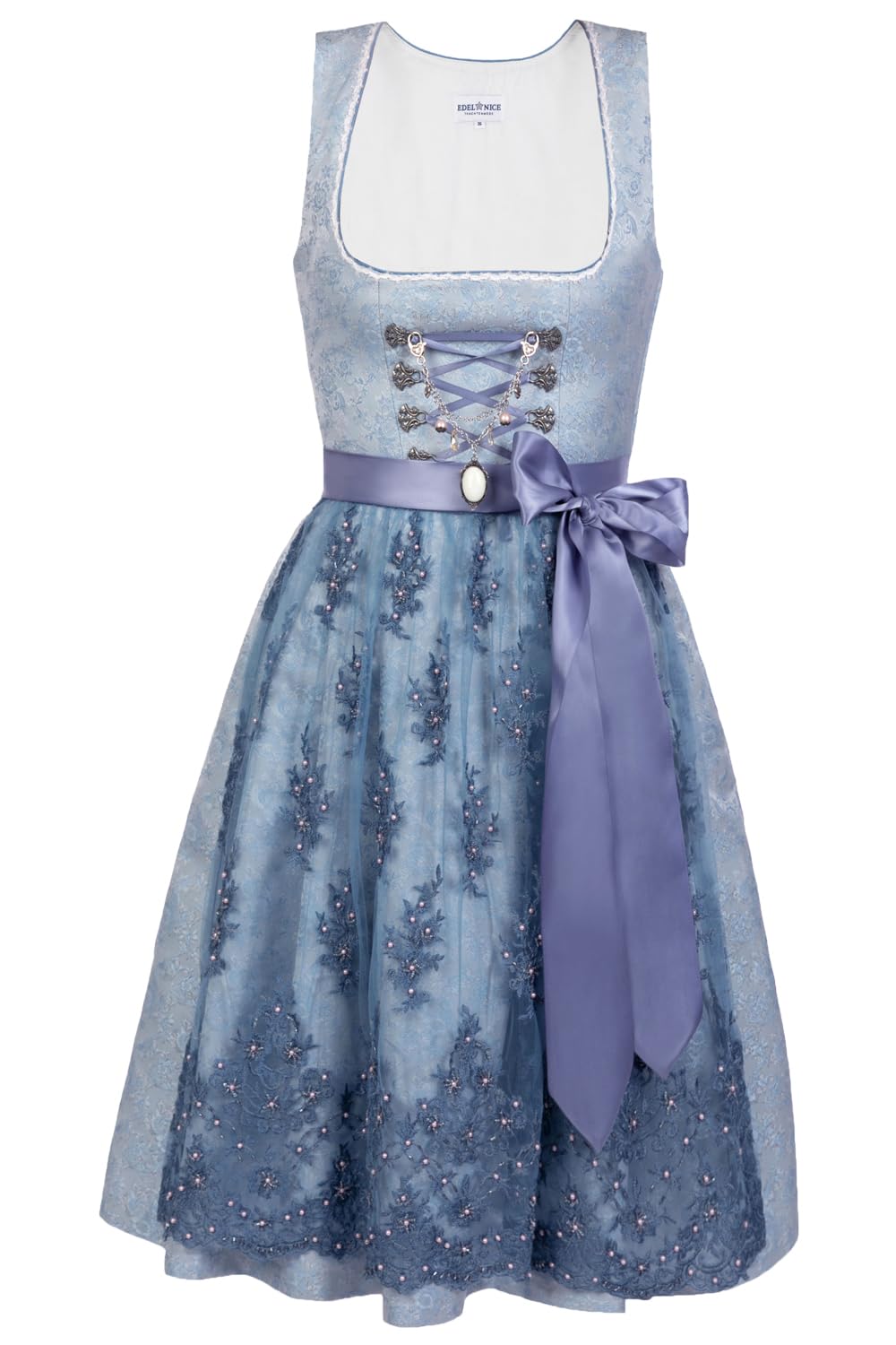 Edelnice Trachtenmode Kinder Dirndl Cloé 3-TLG. inkl. Bluse, Schürze und Charivari