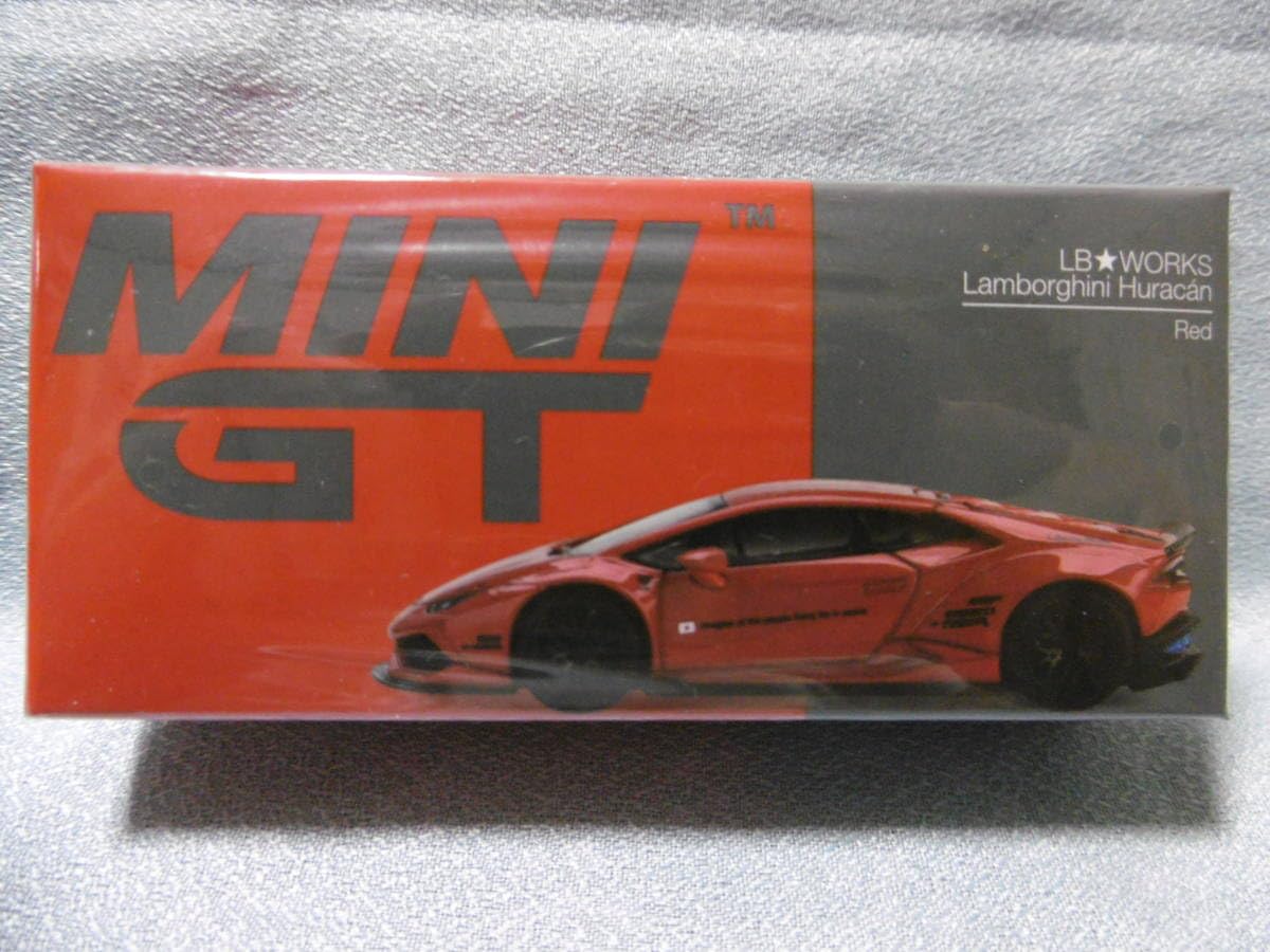 Amazon.co.jp: 未 MINI GT 375 LB WORKS Lamborghini Huracan Red