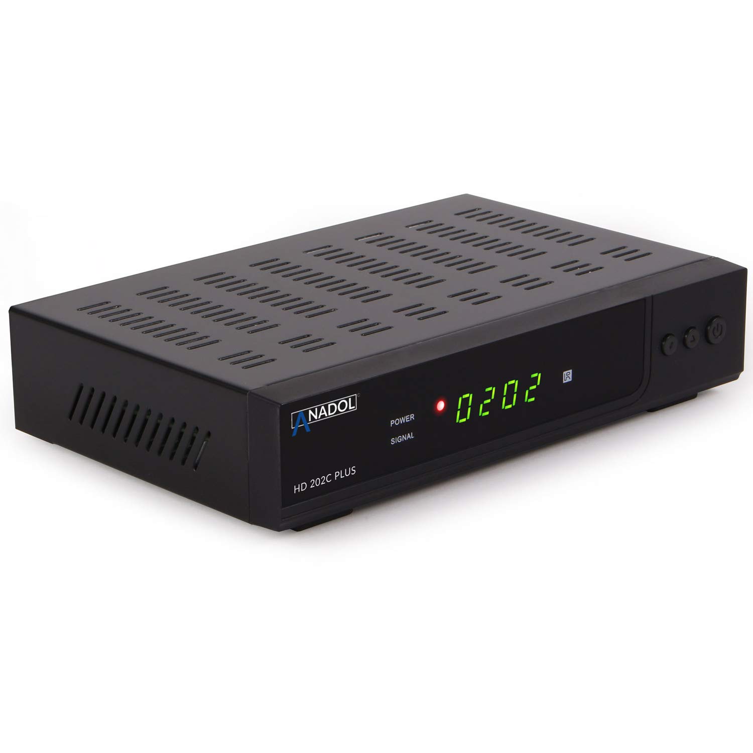 Anadol HD 202c Plus Digital Kabel Receiver für Kabelfernsehen mit PVR Aufnahmefunktion & Timeshift, AAC-LC Audio, Umstieg Analog auf Digital - für TV, DVBC, DVB-C, HDMI, SCART + HDMI Kabel