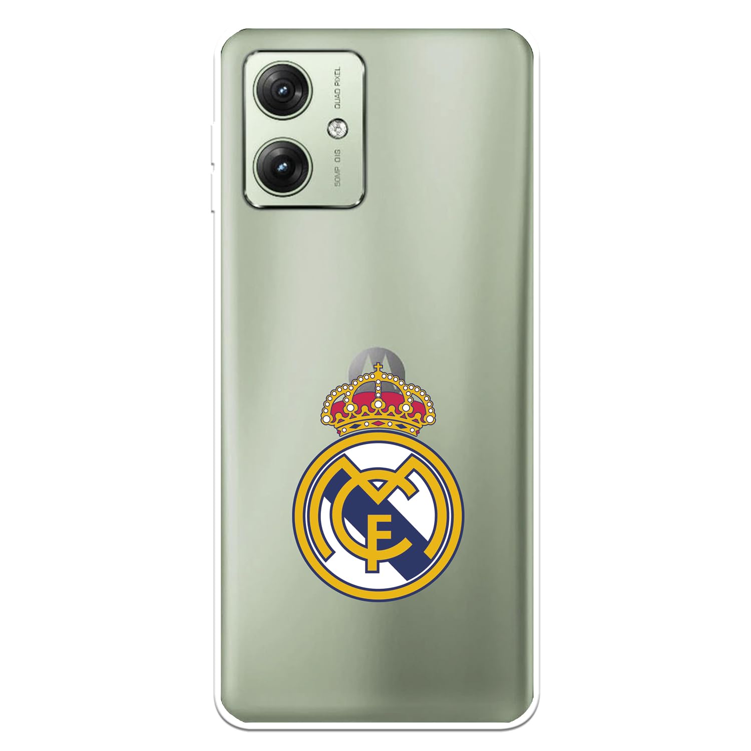 Custodia Motorola Moto G84 5G Atletico Madrid - Cover Ufficiale In Silicone Trasparente Rojiblanco - 3