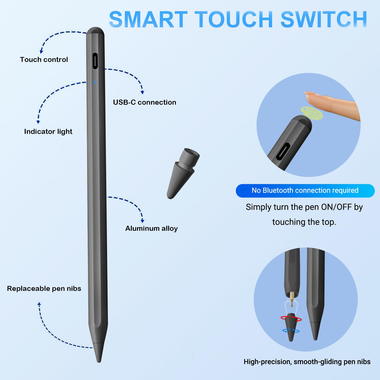 Amazon.com: 2 Pack Stylus Pen for iPad Apple:Fast Charge for iPad