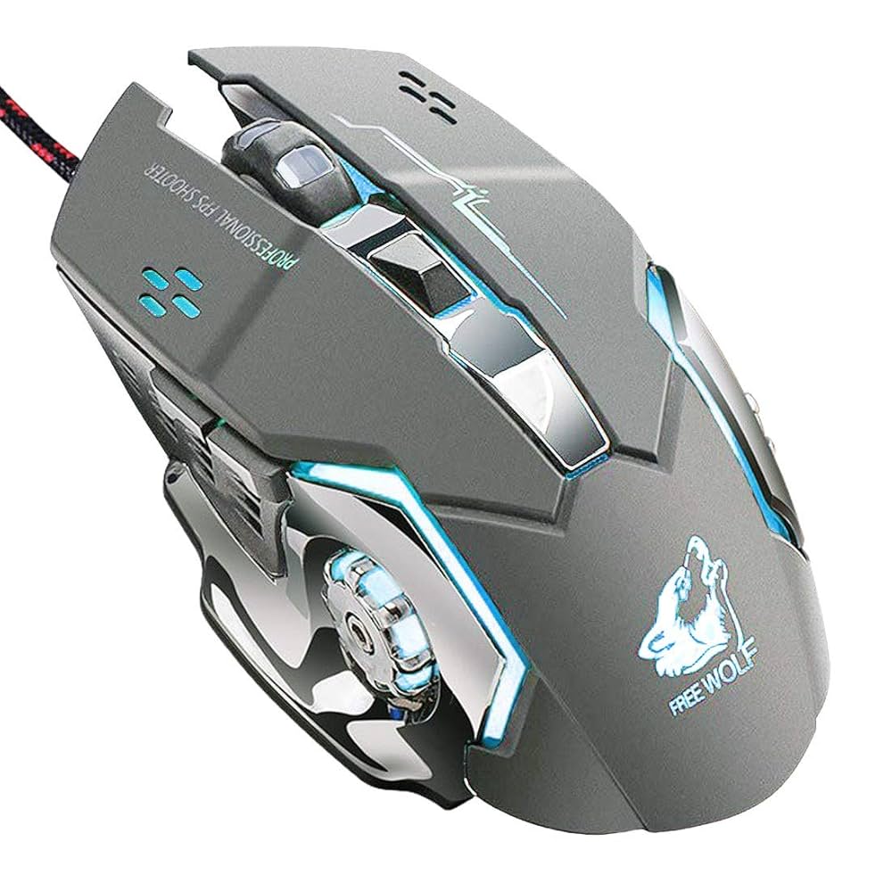 Amazon | GOLWIS ゲーミングマウス 光学式 有線 DPI 調節 4段階