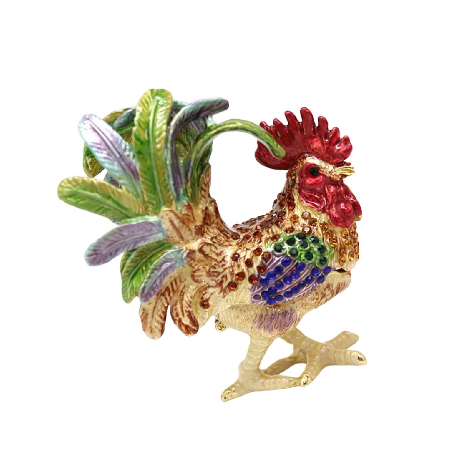 Portagioielli dal design unico con gallo per piccoli, Blue