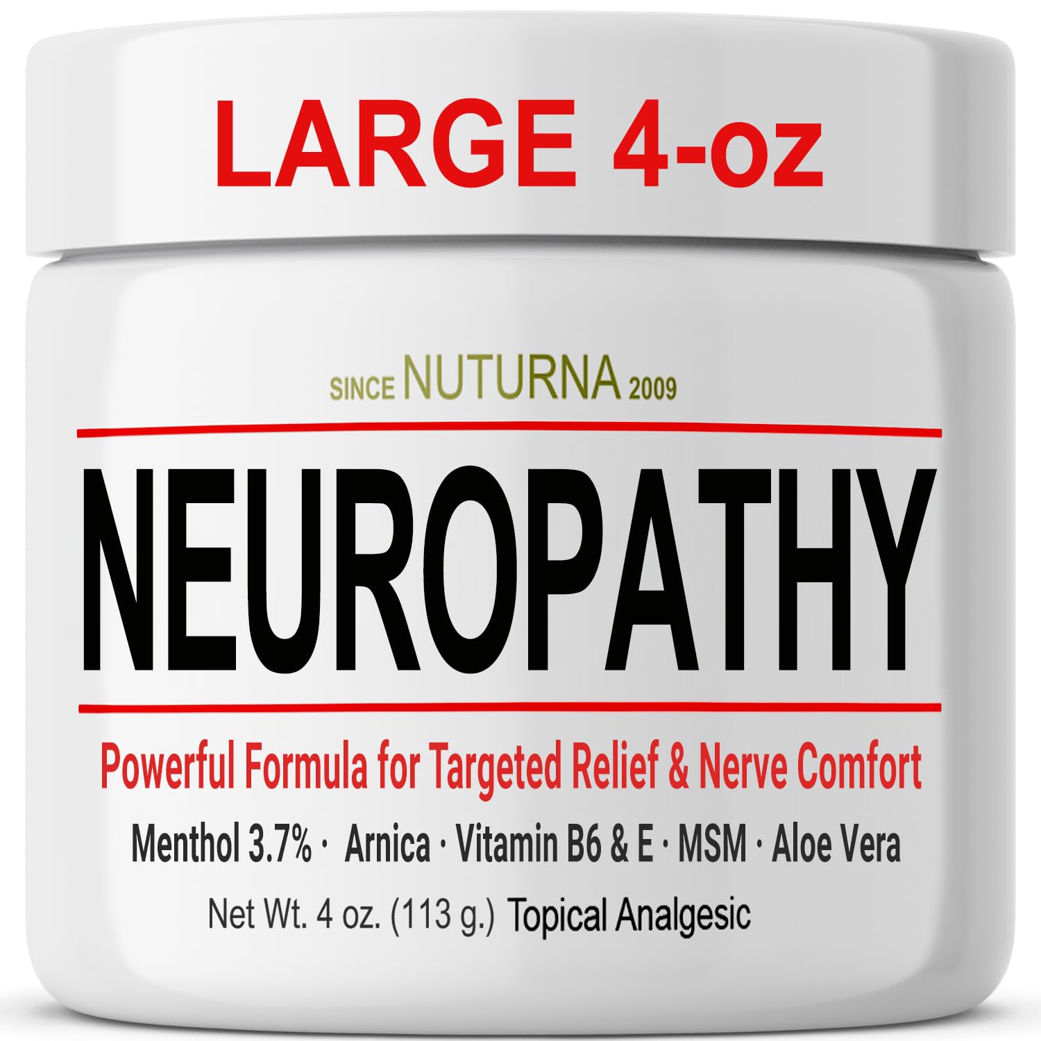 Buy Neuropathy Nerve Cream Fast Acting for Feet, Hands, Legs, Toes