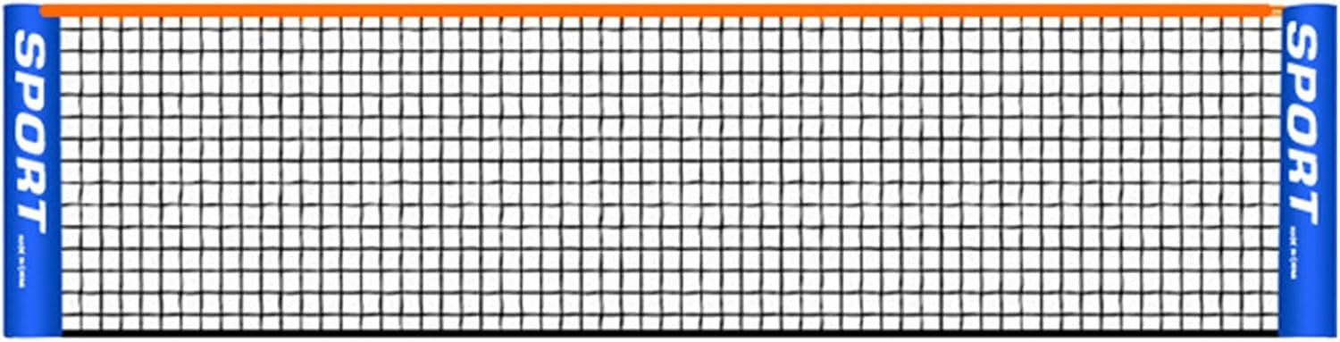 Filet de tennis portable professionnel standard pour entraînement sportif - 3 m/4 m/4,9 m/6,1 m de large pour enfants, volley-ball, pickleball, football, intérieur et extérieur, cour, plage, allée
