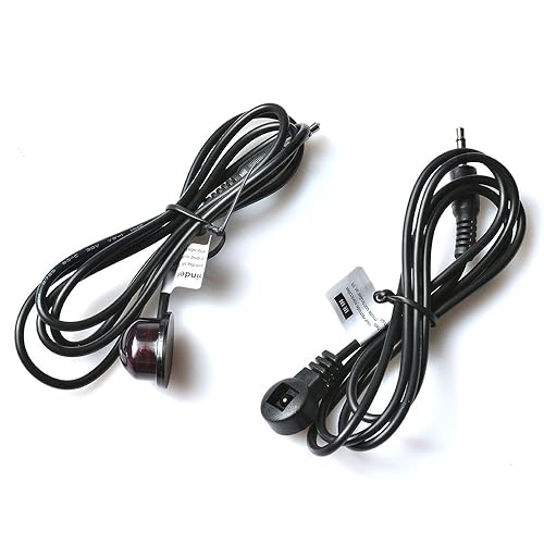 MYPIN Kit de cable universal IR Blaster y receptor de 3 pies 20KHz - 60KHz, cable Jack de 0.138 in compatible con extensor HDMI DVR, reproductor de