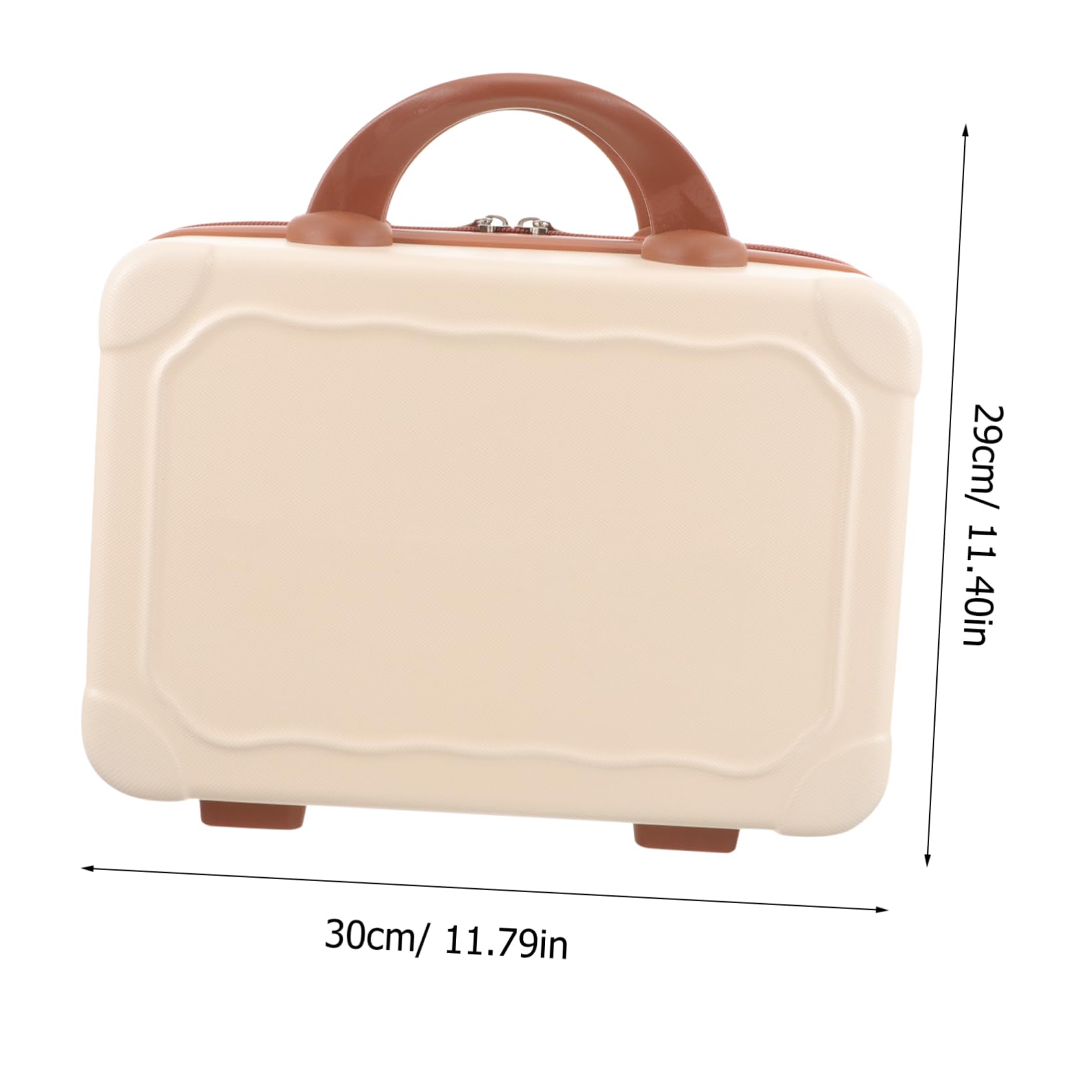HAKIDZEL Small Makeup Suitcase for Women Travel Toiletries Bag Makeup Organizer
