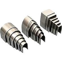 18Pcs Leather Corner Trimmer Set, Leather Wallet Corner Punching Tool Belt Punch Cutter for DIY Leathercrafts