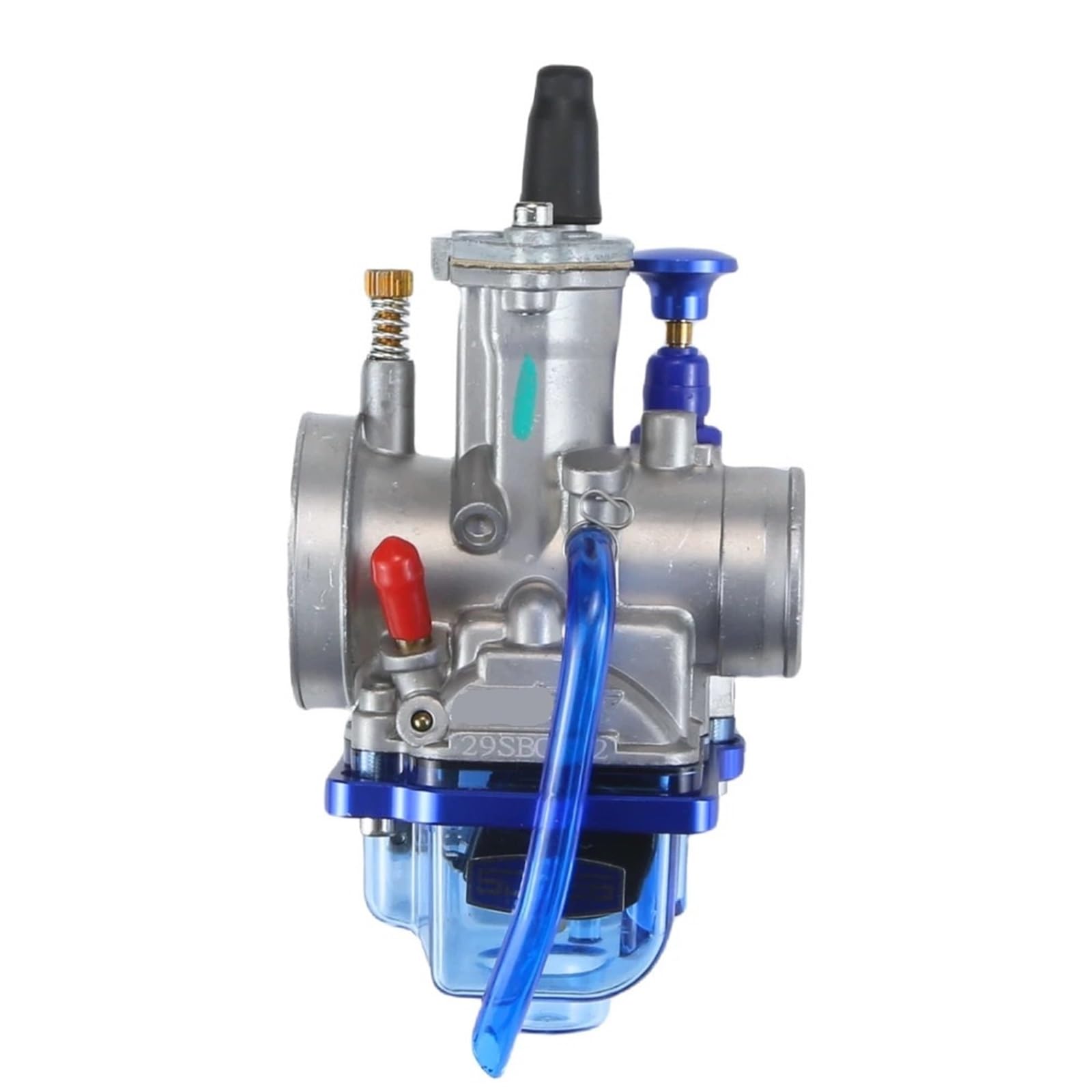 Gaźnik Pasuje do OKO PWK 24 26 28 30 32 34 mm 2T 4T skuter ATV motocykl terenowy uniwersalny gaźnik wyścigowy z dyszą Power Jet niebieska miska(PWK26)