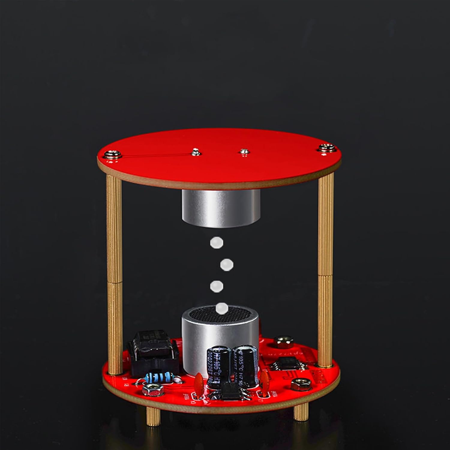 DIY Electronic Kit, Practice Soldering Kits Ultrasonic Suspension Standing Wave Controller, 40KHz Levitation Science PCB Solder Practice Project, Adjustable Height STEM Educational Gift for DIYers