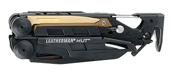 未使用 LEATHERMAN MUT マルチツール ブラック/タン Leatherman MUT Black multi tool with Brown/Tan Inserts