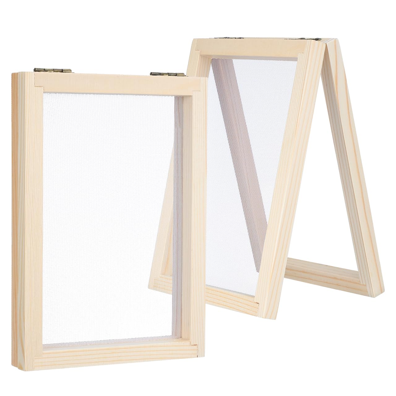 Cadre de fabrication de papier en bois 12,7x17,8 cm IMIKEYA lot de 2