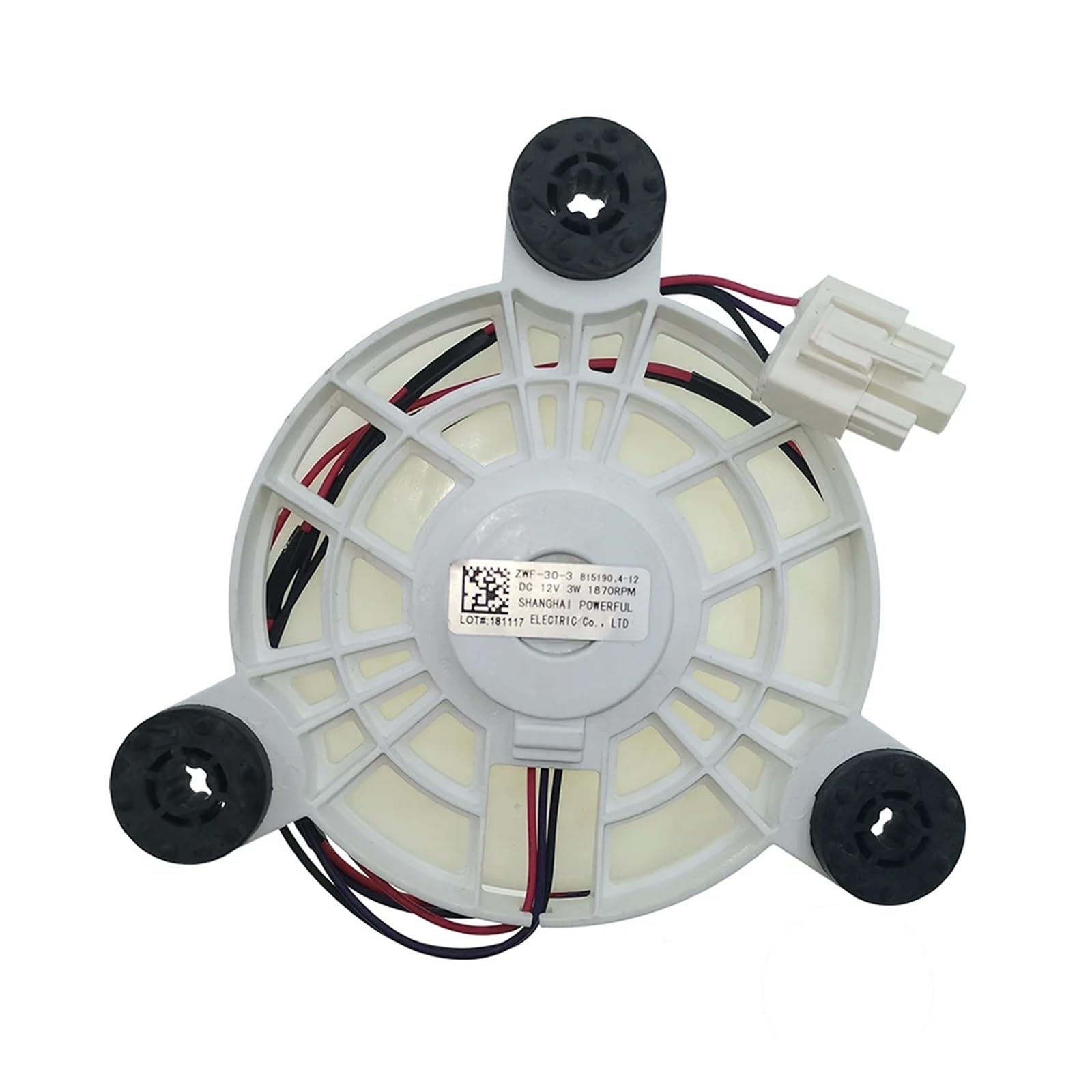 ZWF-30-3 (DC12V 3W 1870RPM) Części do lodówki Silnik wentylatora chłodzącego parownika