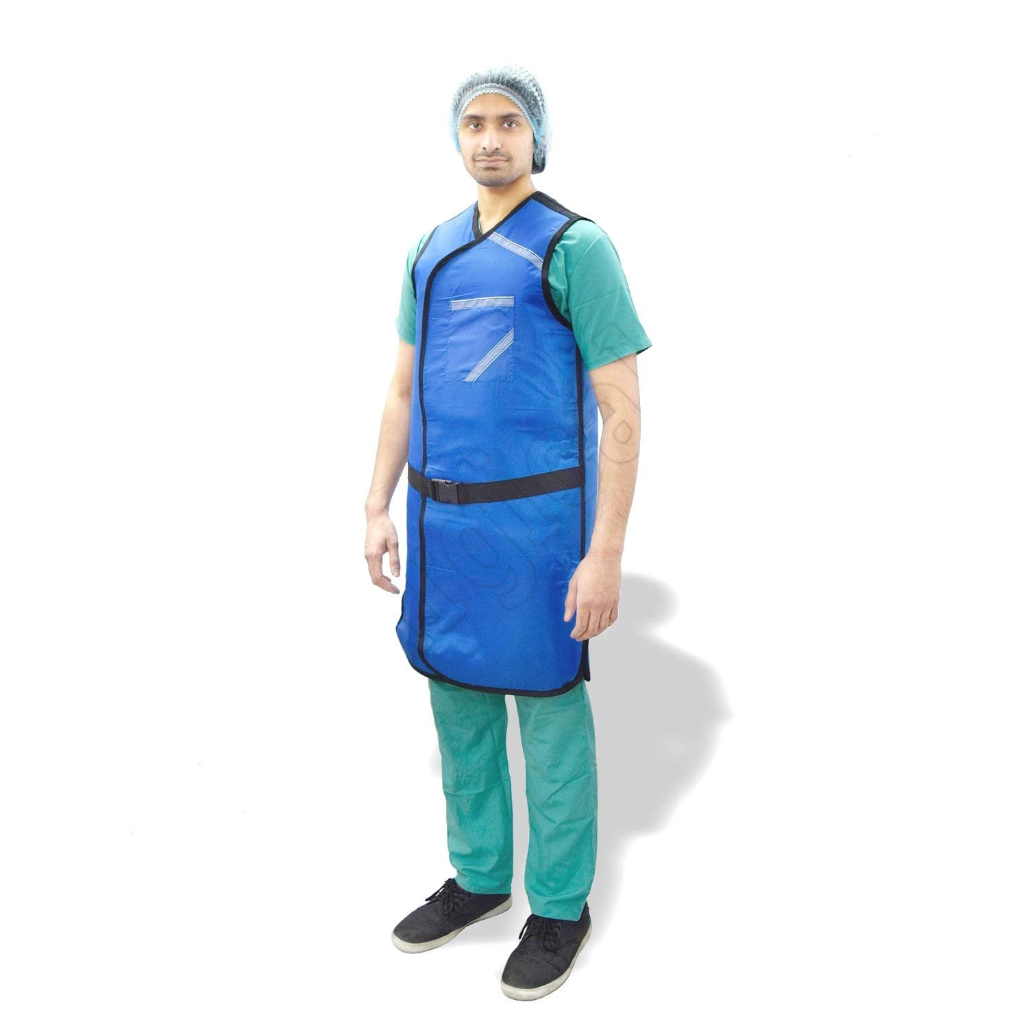 IS IndoSurgicals X Ray Lead Apron, Wrap Around, Lead Equivalency 0.50mm Suitable for C-Arm
