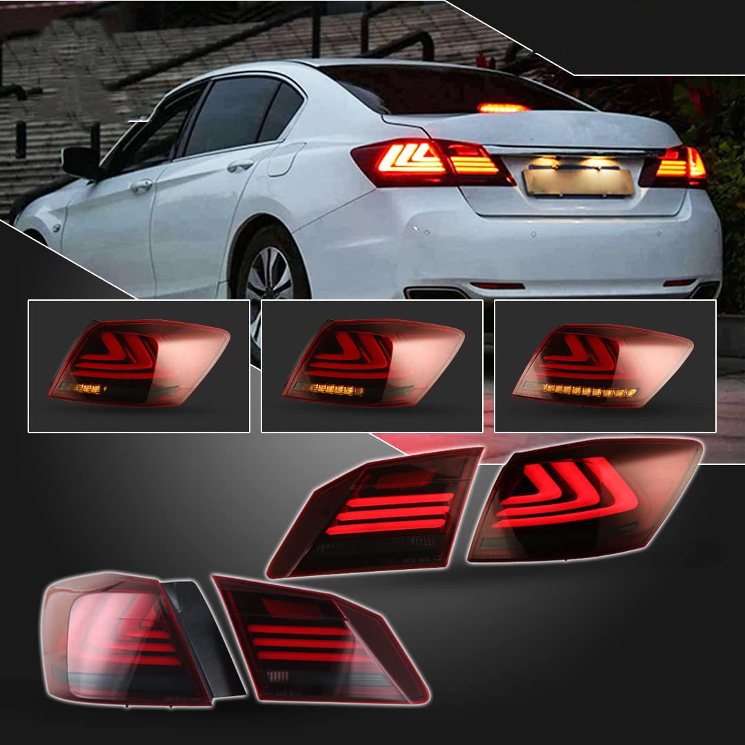 1317 Honda Accord 9th Gen Sedan Vland LED Tail Lights, 44 OFF