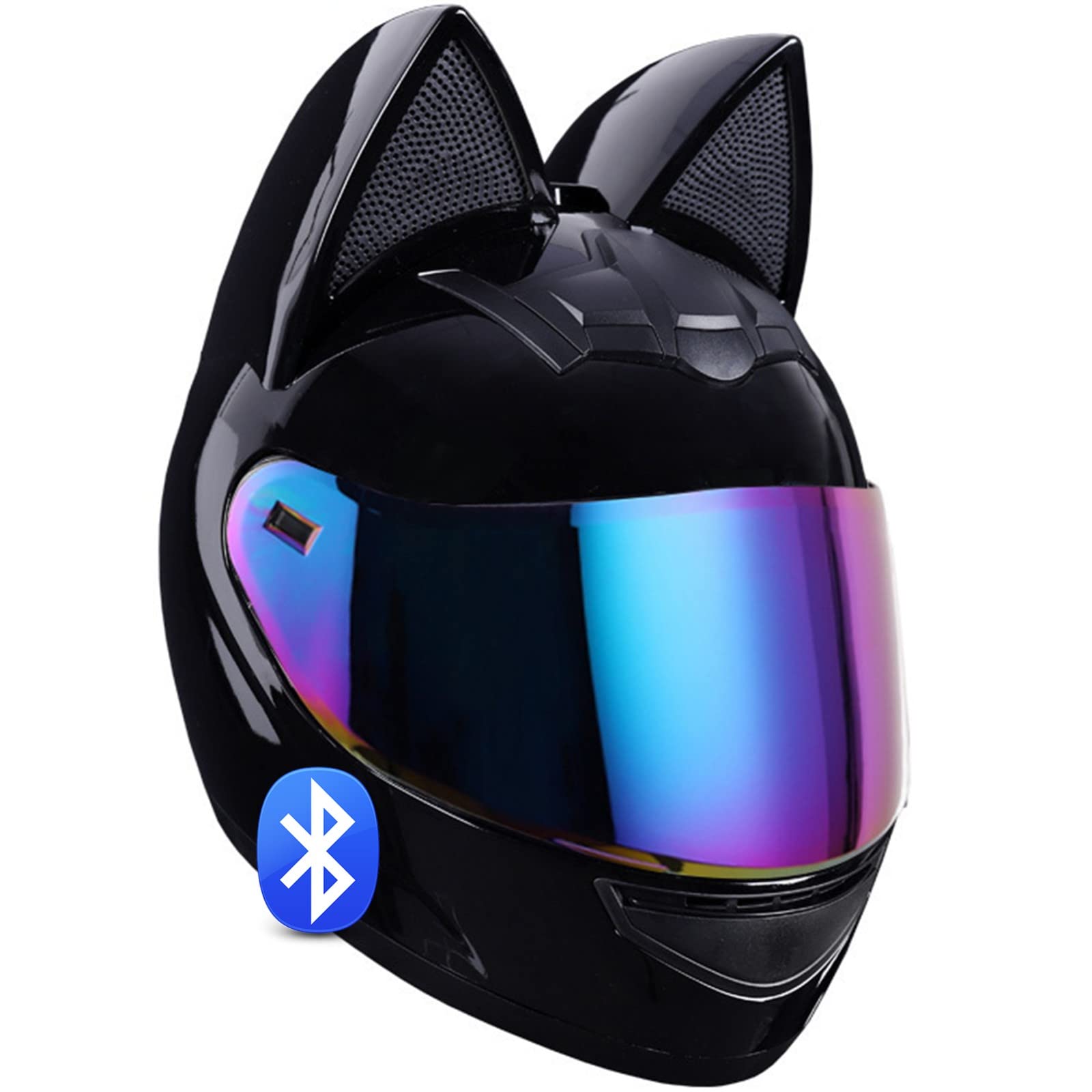 Cascos Personalizados Casco Para Moto De Mujer Gato Cascos De Moto