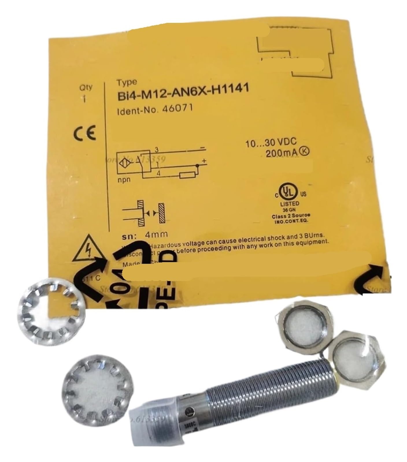 JHPWKRMU BI4-M12-AP6X-H1141 BI4-M12-AN6X-H1141 Proximity Switch Sensor(BI4-M12-AP6X-H1141)