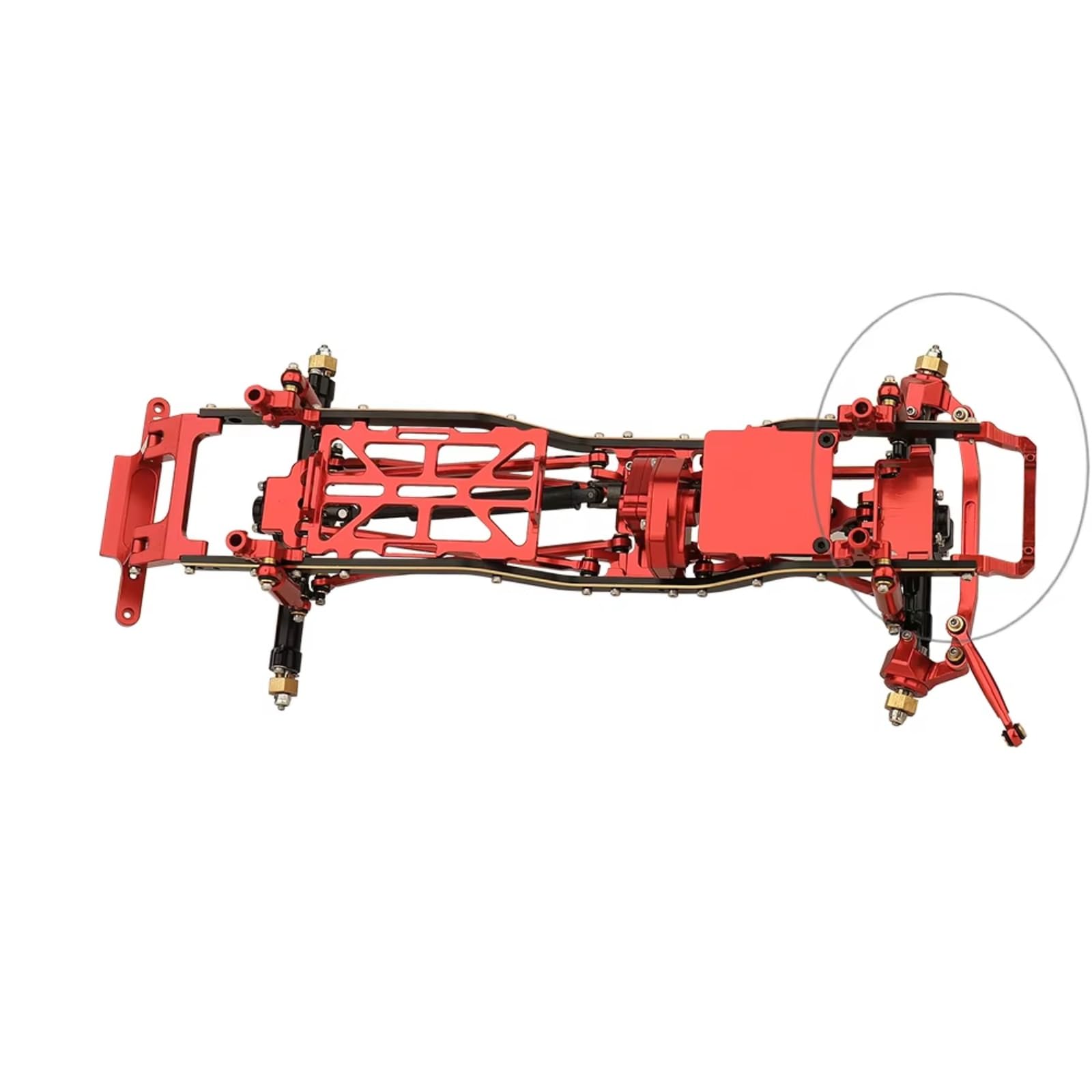 Paraurti Anteriore Fissaggio Lega Metallo Per Axial Per SCX24 Per Bronco AXI00005 1/24 1pc Leggero RC Auto Parti Aggiornamento Camion RC Ricambi Modellismo