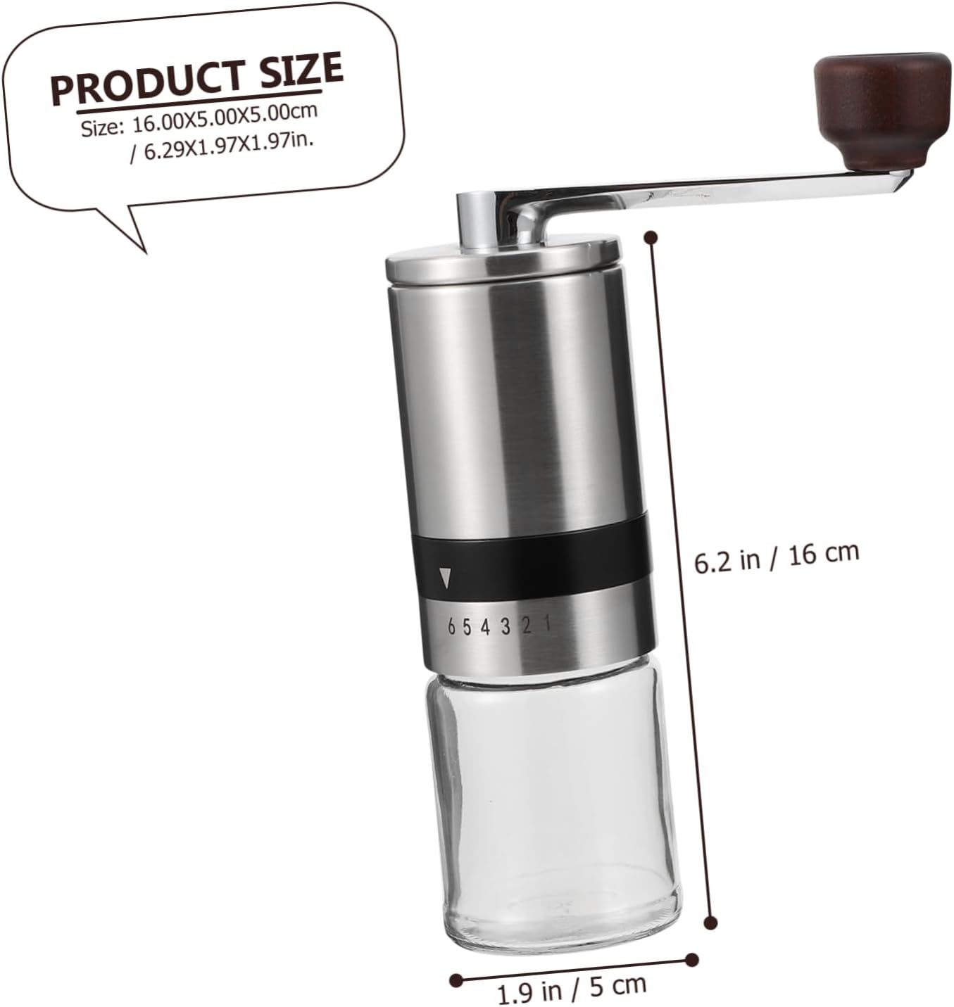 Luxshiny Detachable Portable Hand Coffee Grinder Bean Machine for Coffee Makers Manual Bean Grinder Grinding Machine