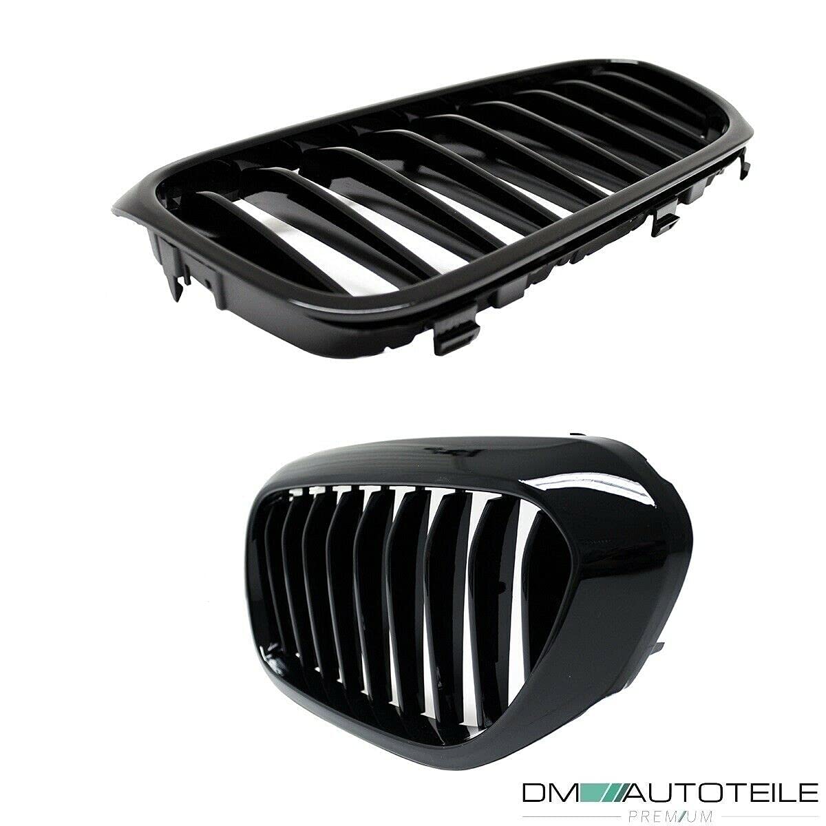 DM Autoteile Set Sport-Performance Kühlergrill schwarz glänzend 5er G30 G31 ab 2017-2020