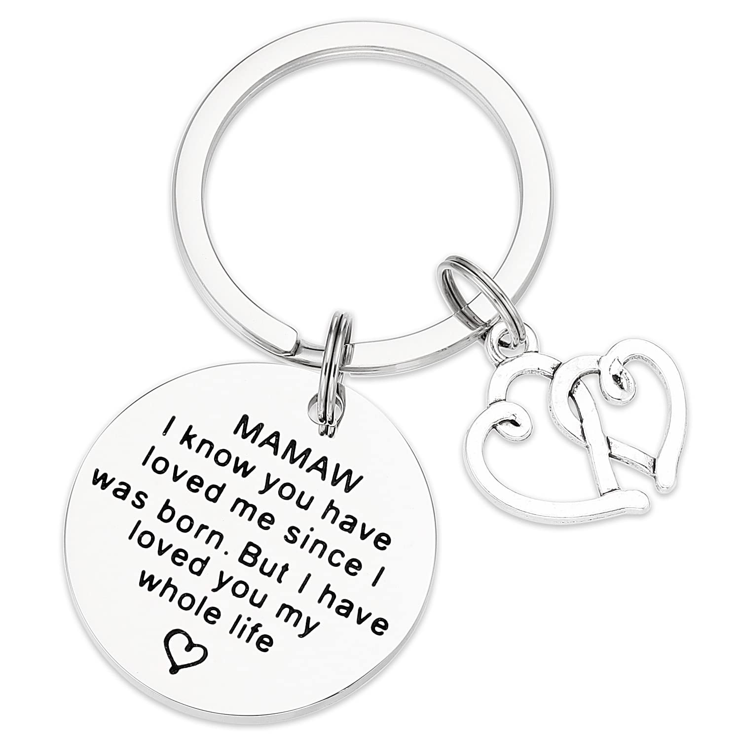 Mamaw Gifts Keychain for Women - Best Mamaw Ever Key Chains Gift