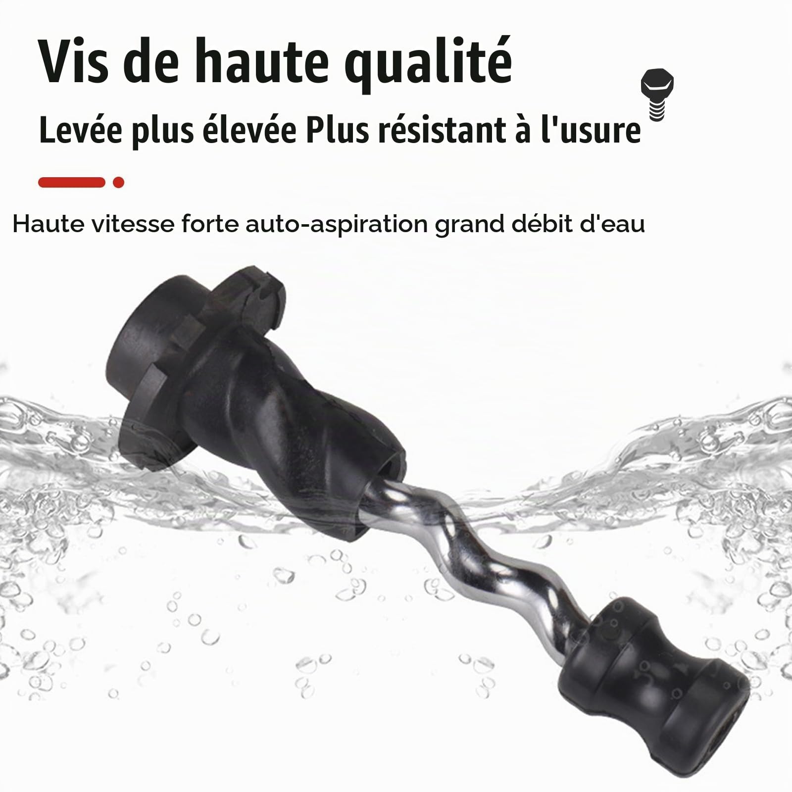 Pompe Immergée Solaire pour Puits, Pompe Submersible de Puits Profond Automatique Usage Domestique Agricole Industriel