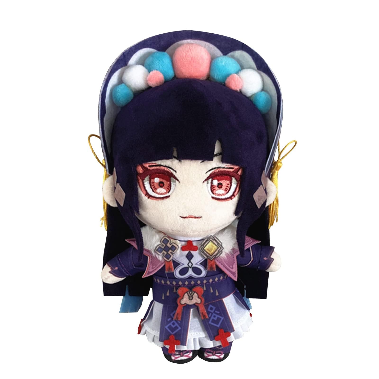 Anime Game Plushies Zhongli/Xiao/Arataki Itto/Kaedehara Kazuha/Venti/Albedo Cute Soft Plush Stuffed Figure Decorative Pillow (Yun Jin)